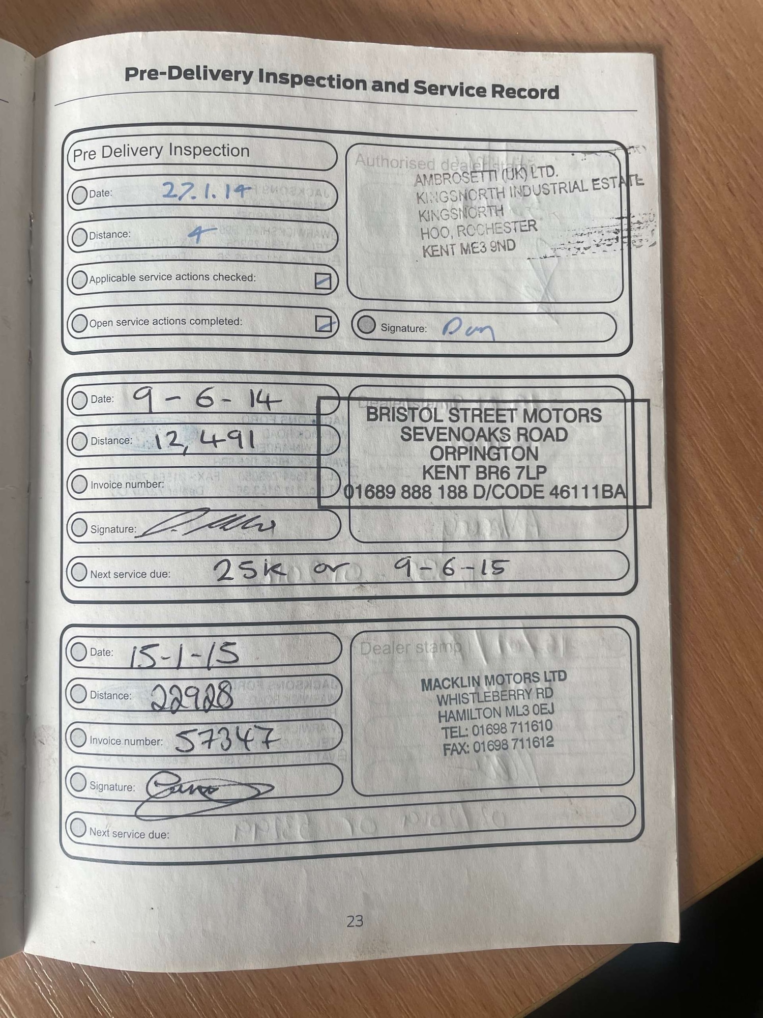 Vehicle 26