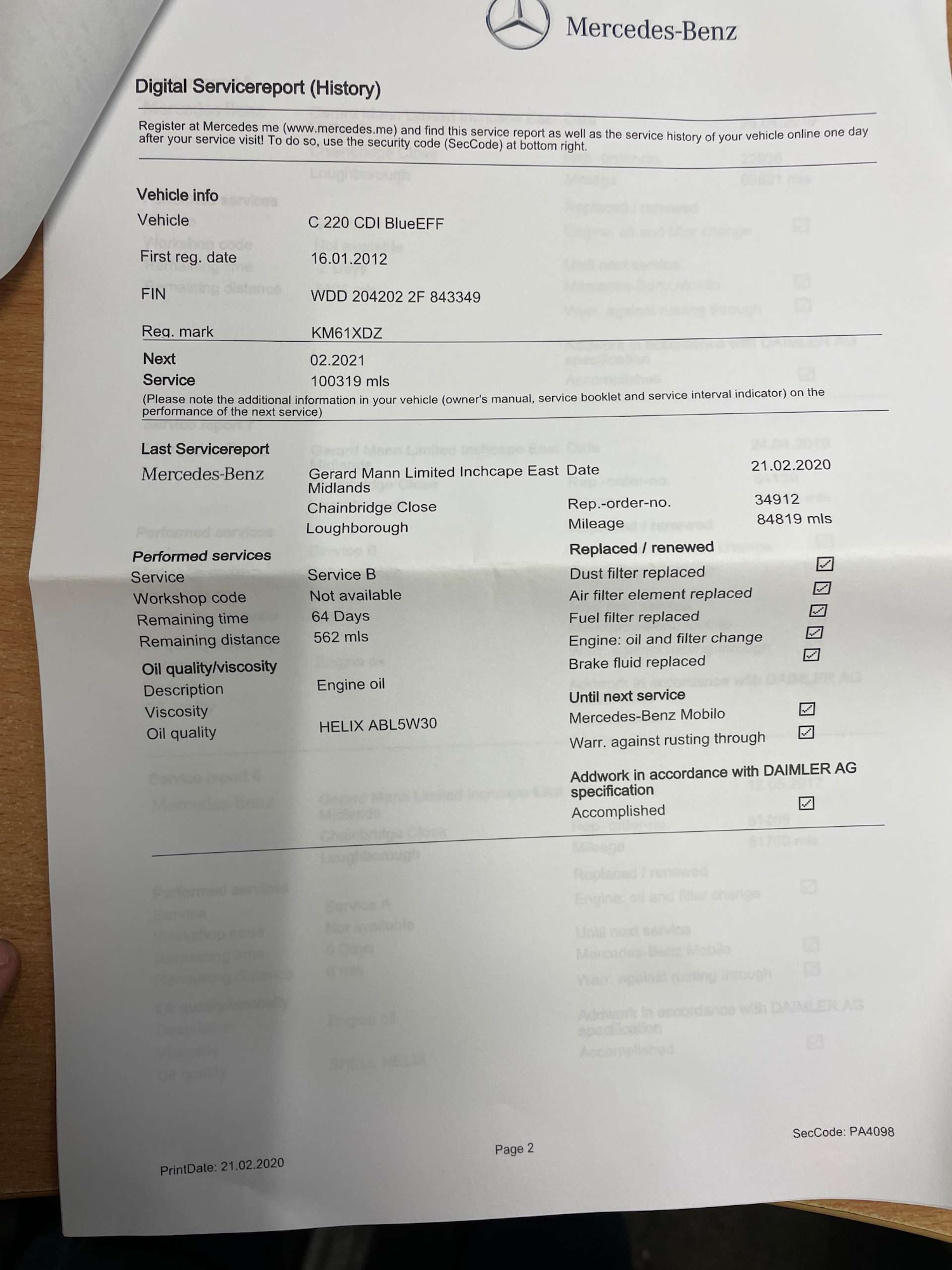 Used Mercedes-Benz C Class 2012 for sale - 76481422: Photo 32