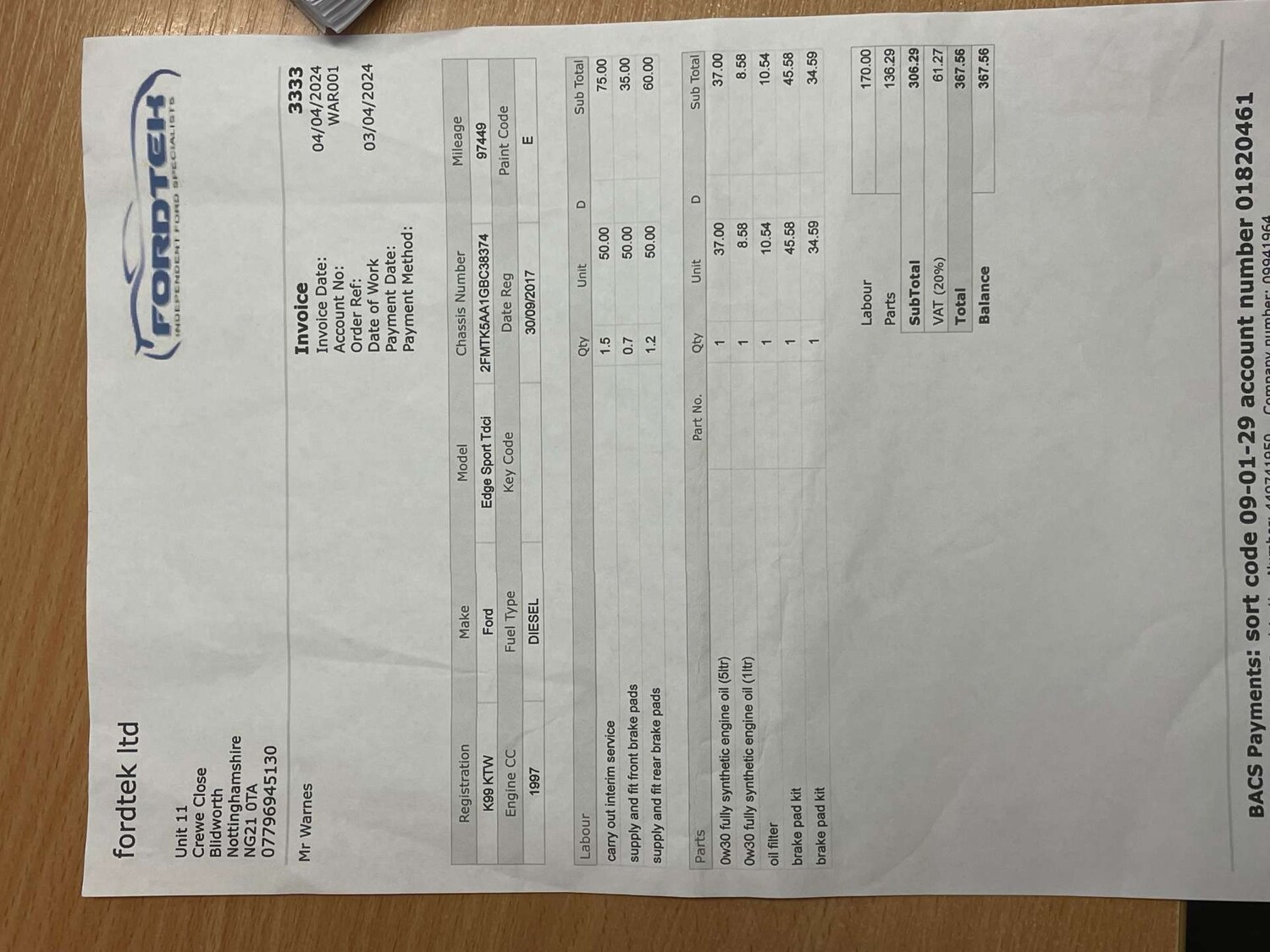 Used Ford Edge 2017 for sale - 77328647: Photo 35