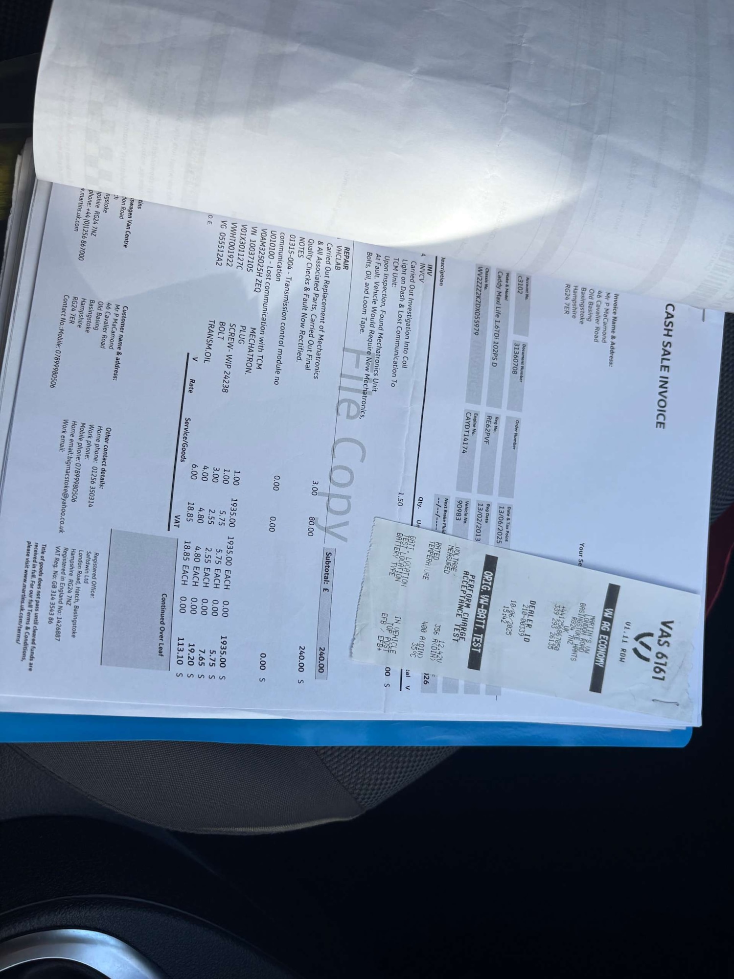 Used Volkswagen Caddy Maxi Life 2013 for sale - 77762301: Photo 21