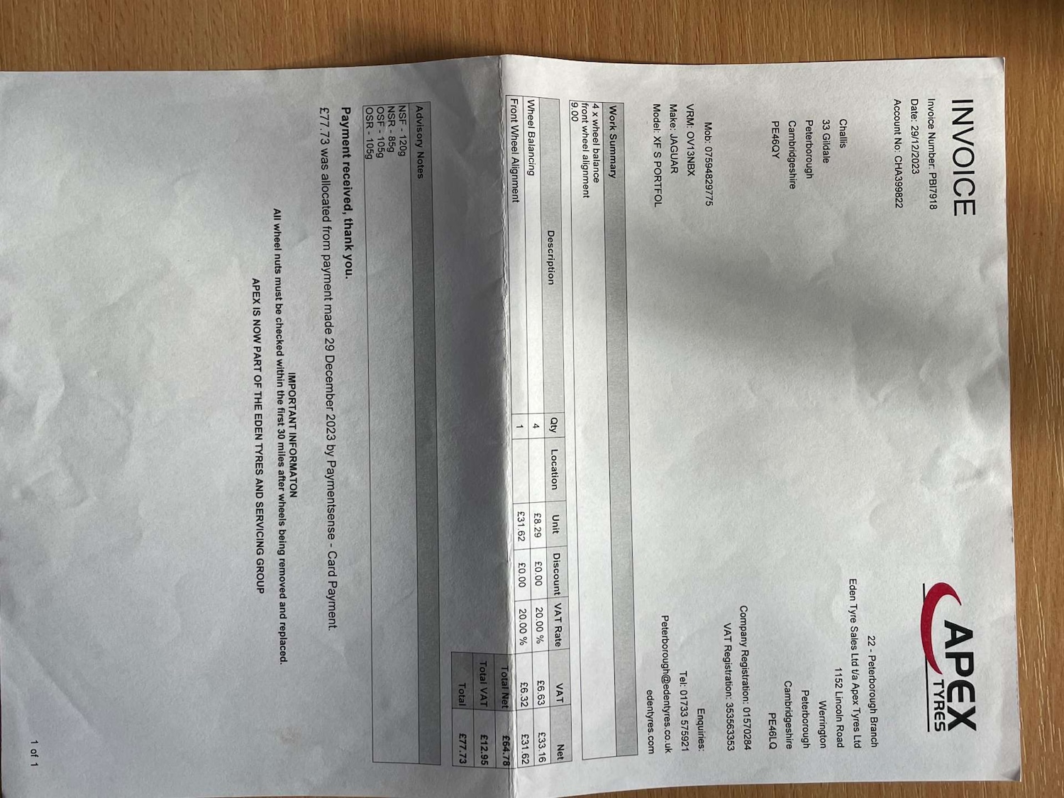 Used Jaguar XF 2013 for sale - 76449781: Photo 34