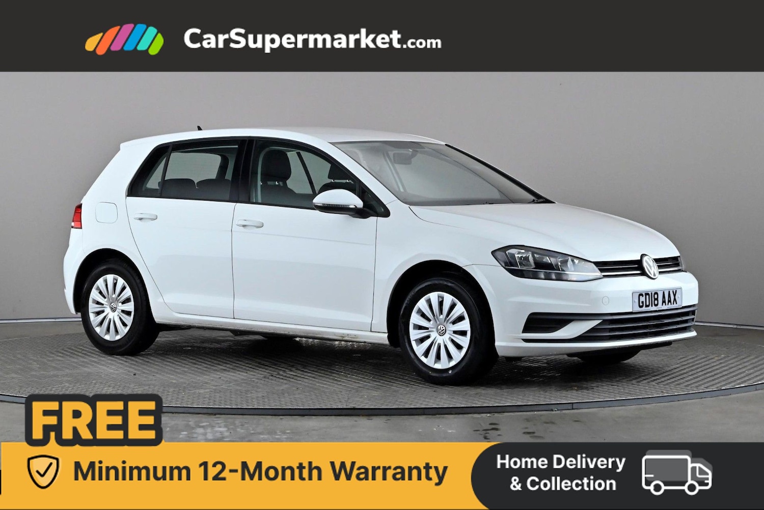 Used Volkswagen Golf 2018 for sale - 76624913: Photo 1