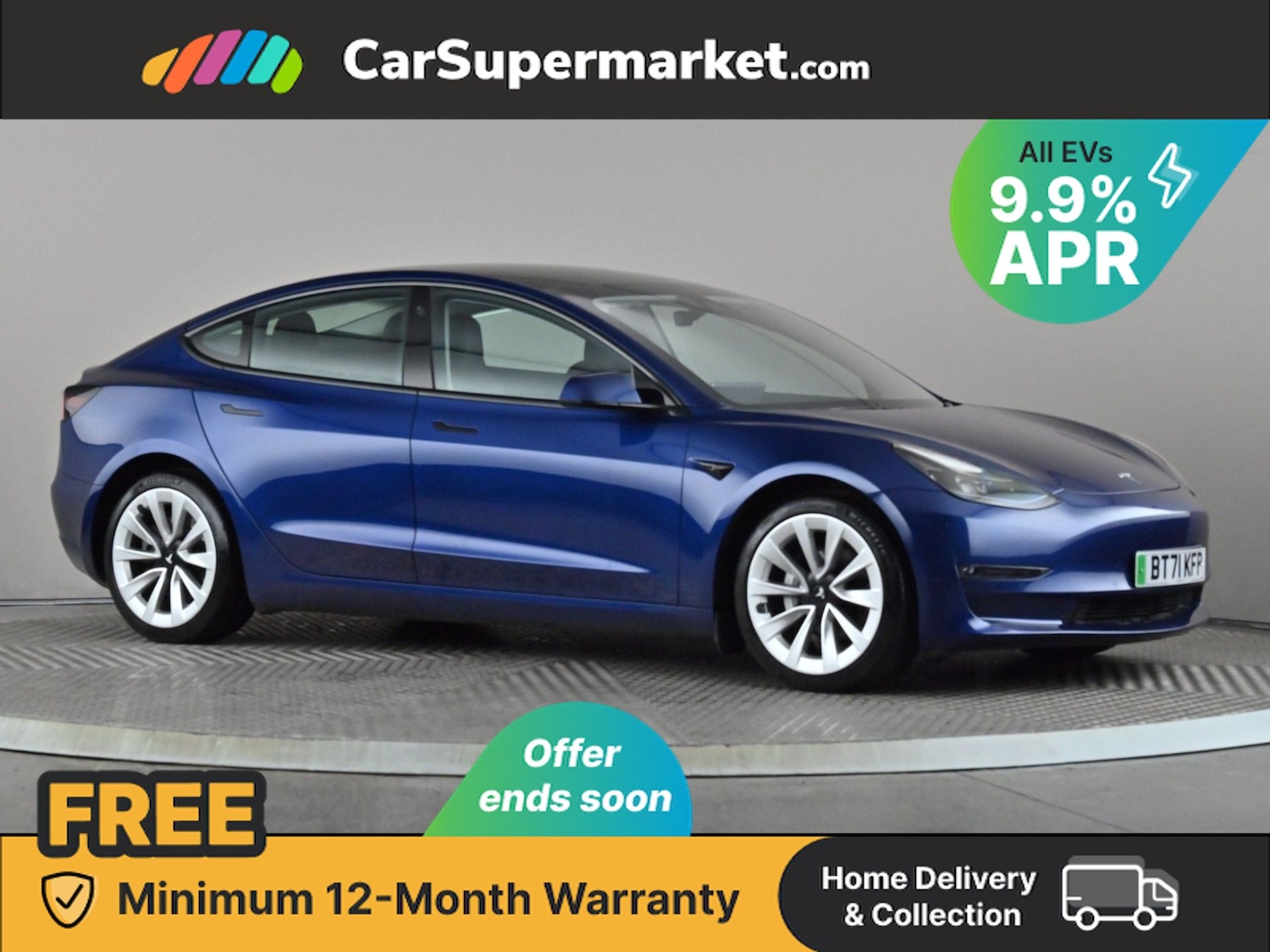 Used Tesla Model 3 2021 for sale - 76342894: Photo 1