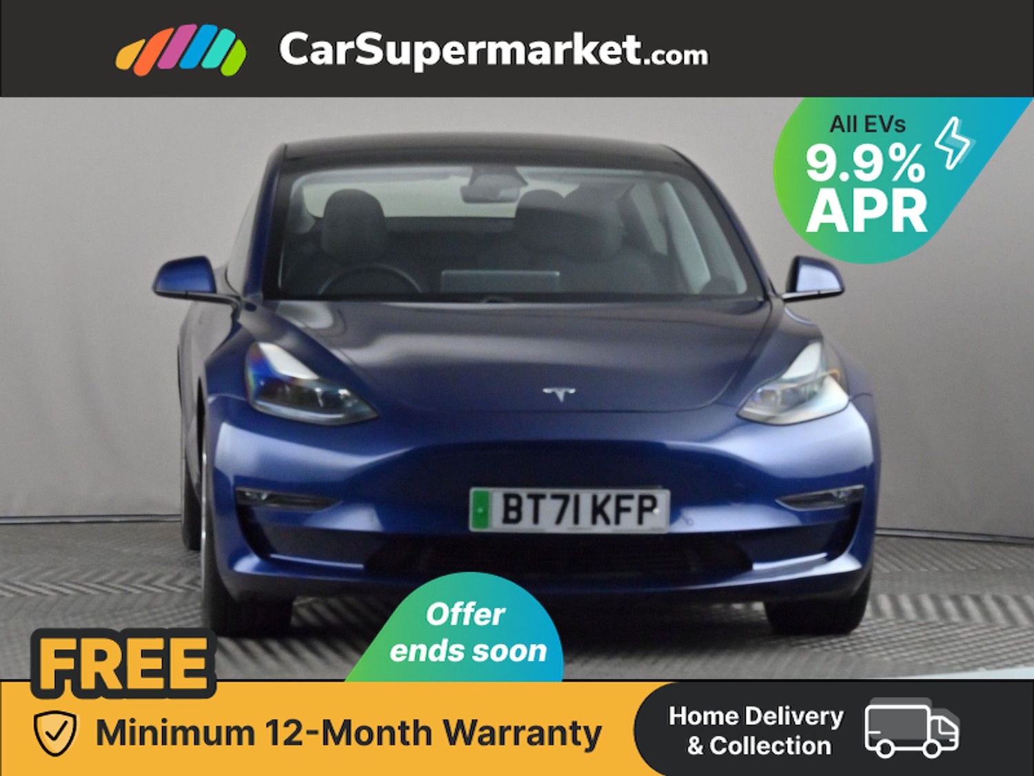 Used Tesla Model 3 2021 for sale - 76342894: Photo 2