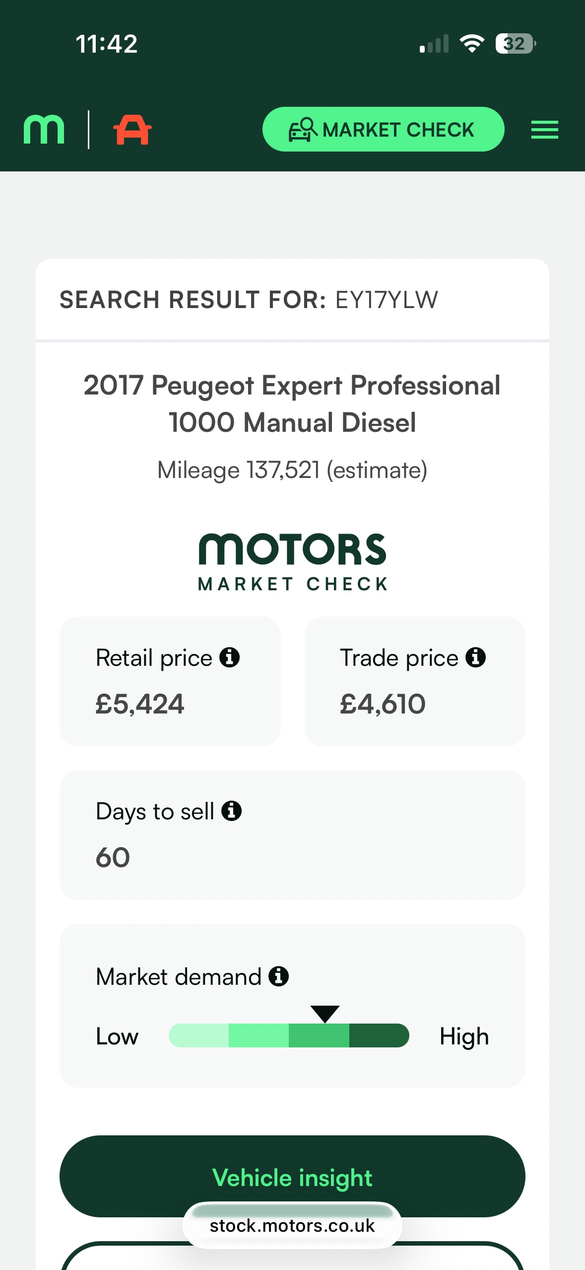 Used Peugeot Expert 2017 for sale - 78039389: Photo 12