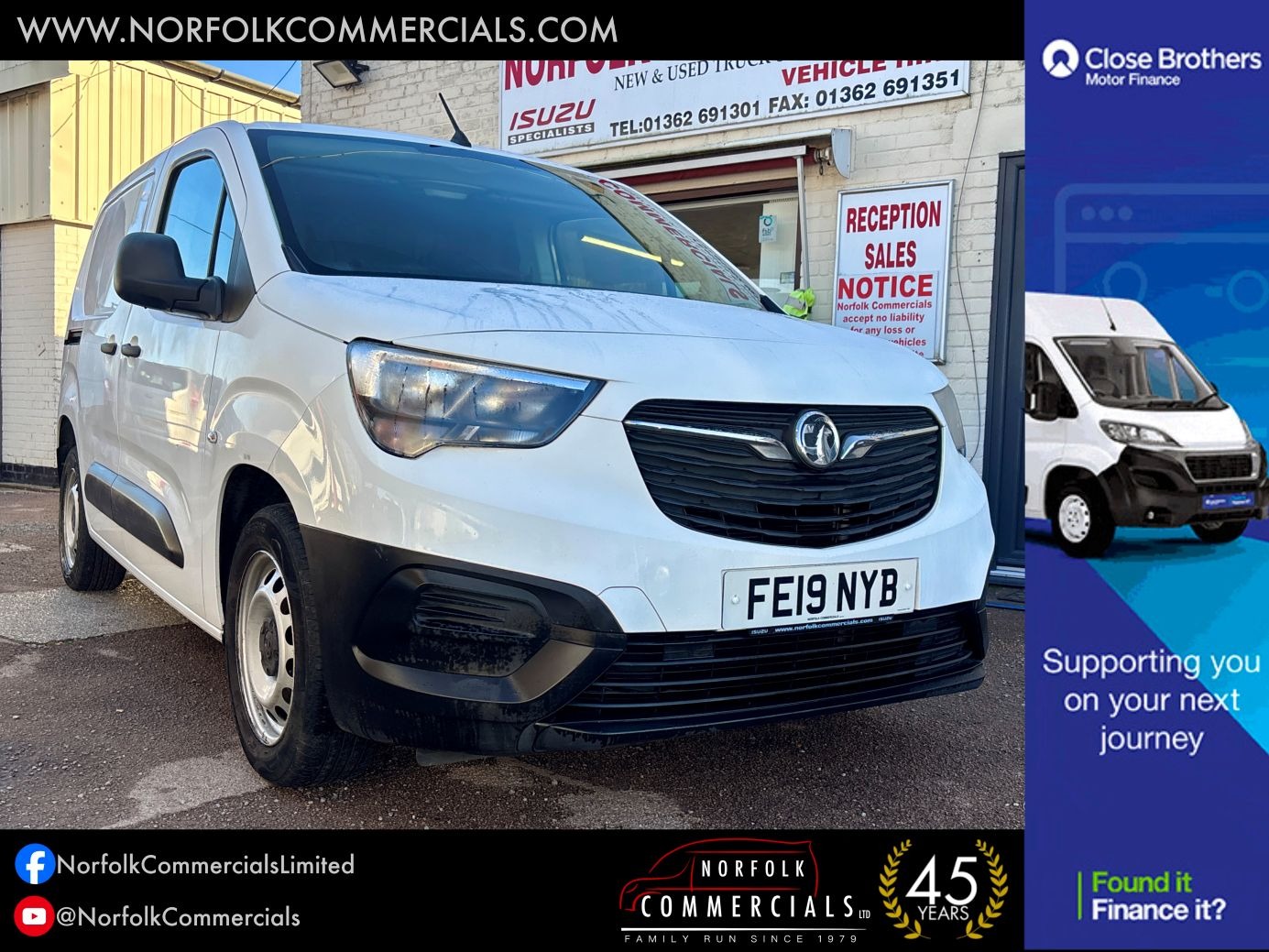 Used Vauxhall Combo 2019 for sale - 76401827: Photo 25