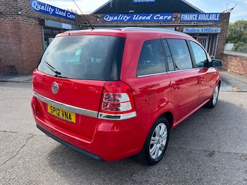 Used Vauxhall Zafira 2012 for sale - 75502012: Photo