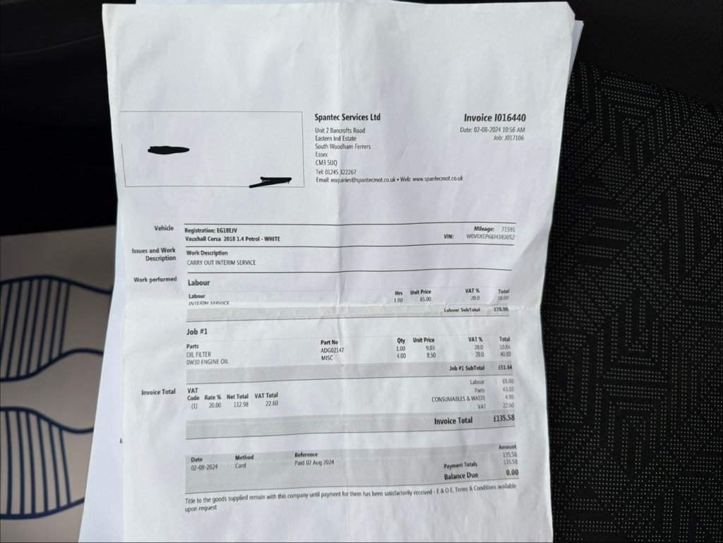 Used Vauxhall Corsa 2018 for sale - 77608780: Photo 45