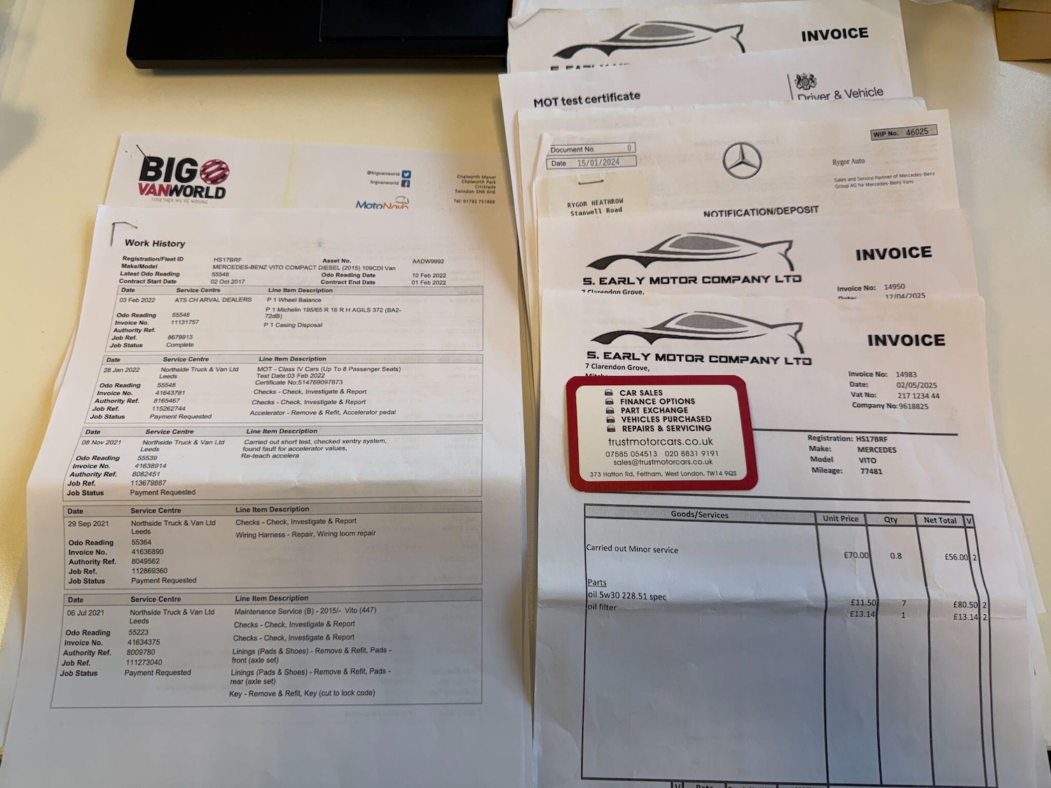 Used Mercedes-Benz Vito 2017 for sale - 76742489: Photo 14