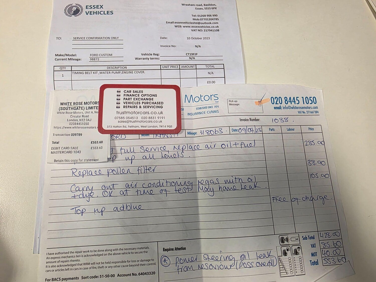 Used Ford Transit Custom 2019 for sale - 76432834: Photo 14