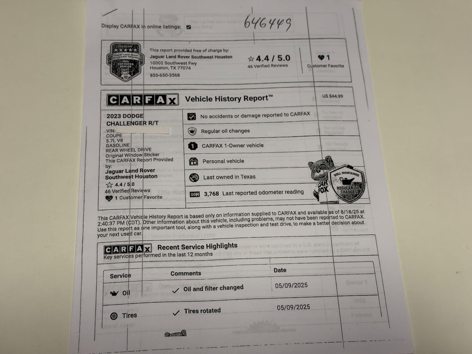 Used Dodge Challenger 2026 for sale - 77994000: Photo 72