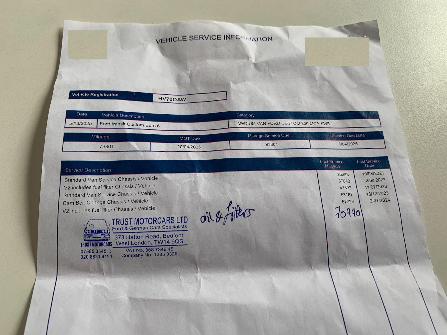 Used Ford Transit Custom 2020 for sale - 76765961: Photo 12