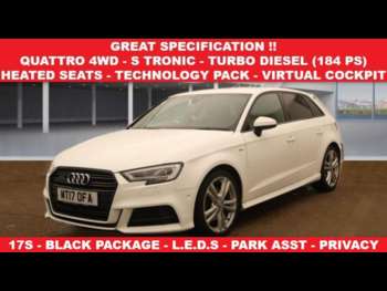 2017 (17) - 2.0 TDI S line Sportback 5dr Diesel S Tronic Auto 6Spd quattro Euro 6 (s/s)