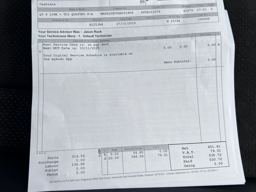 Used Audi Q3 2016 for sale - 77849465: Photo 36