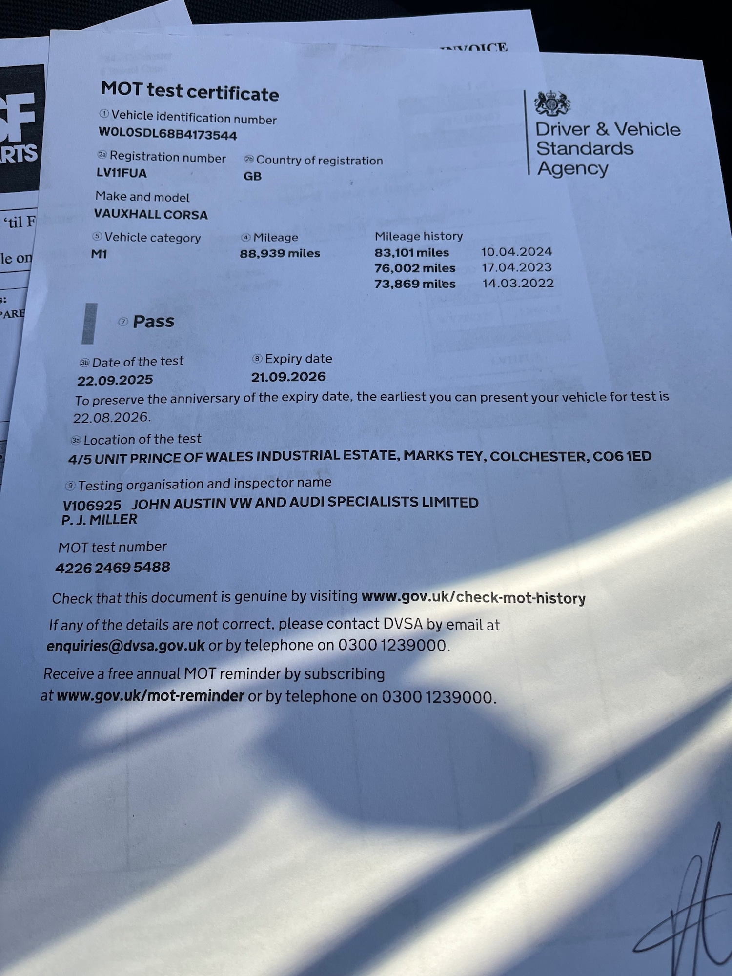 Used Vauxhall Corsa 2011 for sale - 76706001: Photo 23