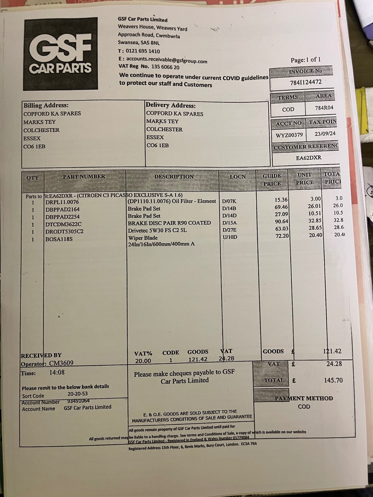 Used Citroen C3 Picasso 2012 for sale - 77053411: Photo 17