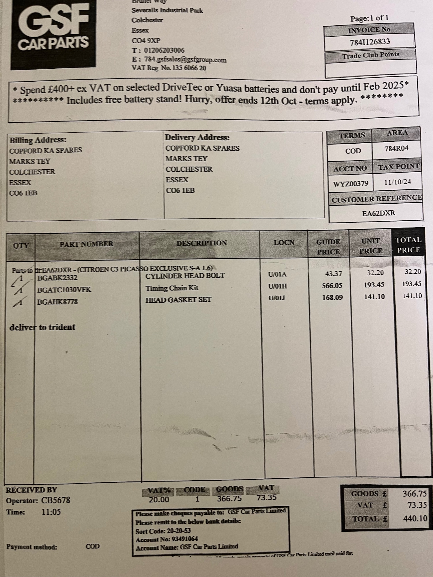 Used Citroen C3 Picasso 2012 for sale - 77053411: Photo 19