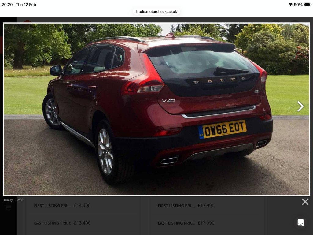 Used Volvo V40 2017 for sale - 77572240: Photo 3