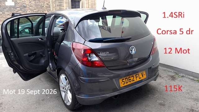 Used Vauxhall Corsa 2012 for sale - 76225489: Photo 2
