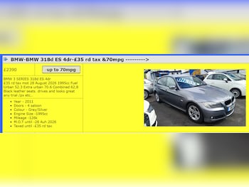 2011 (11) - 318d ES 4dr
