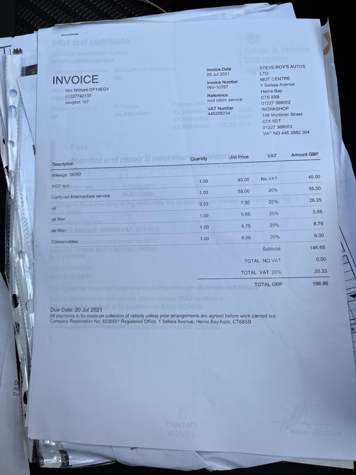 Used Peugeot 107 2014 for sale - 76945850: Photo 40