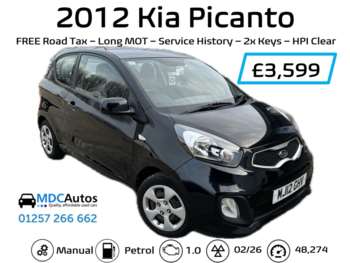 2012 (12) - 1.0 1 3dr, LOW MILEAGE, £20 ROAD TAX, LONG MOT, HPI CLEAR, 2x KEYS