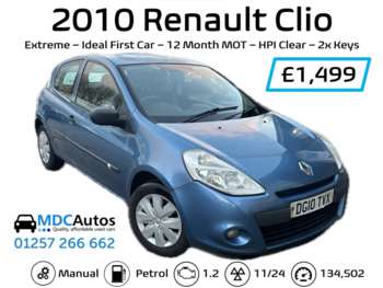 Used Renault Clio Extreme for Sale - RAC Cars