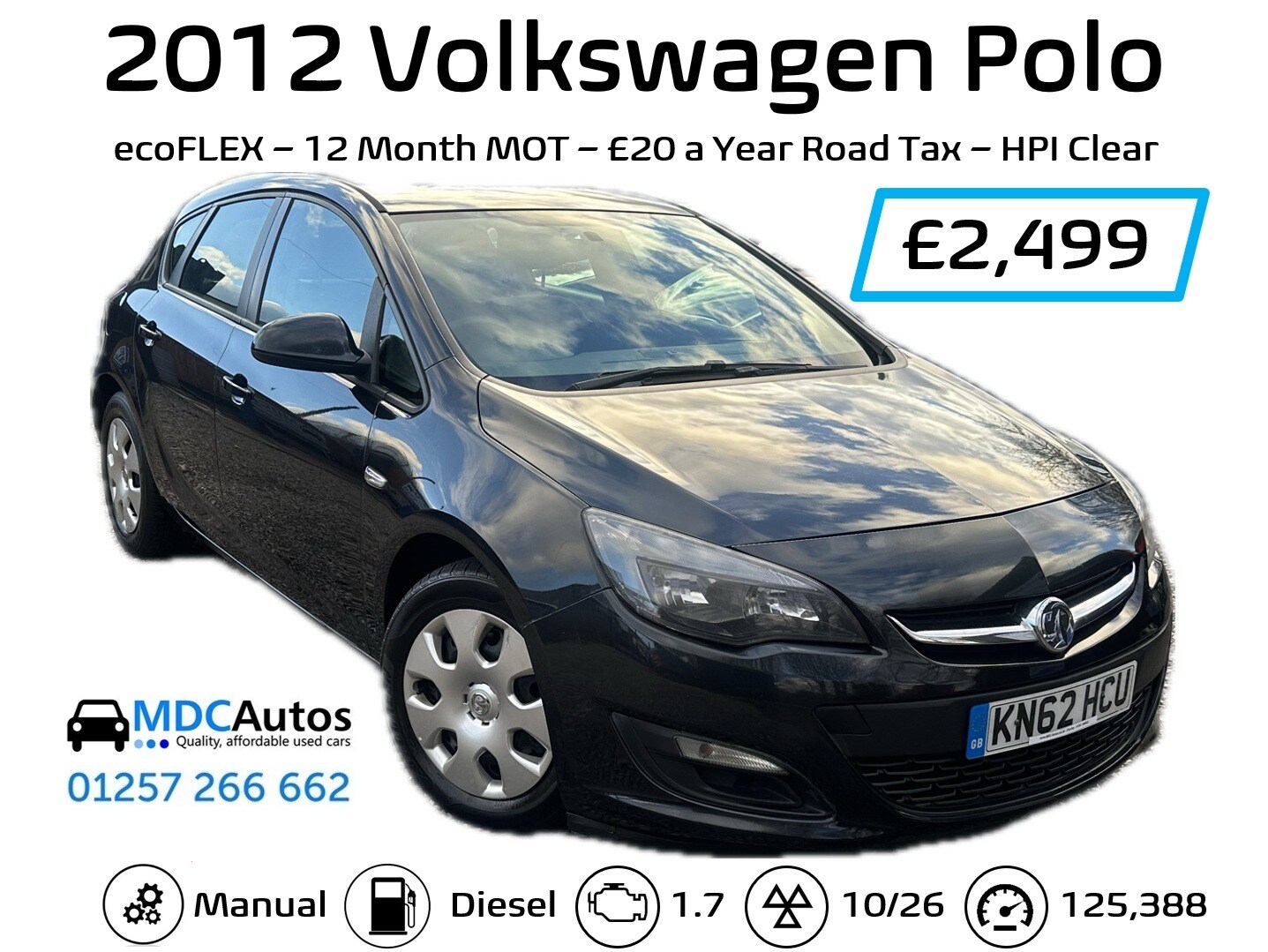 Used Vauxhall Astra 2012 for sale - 76684552: Photo 13