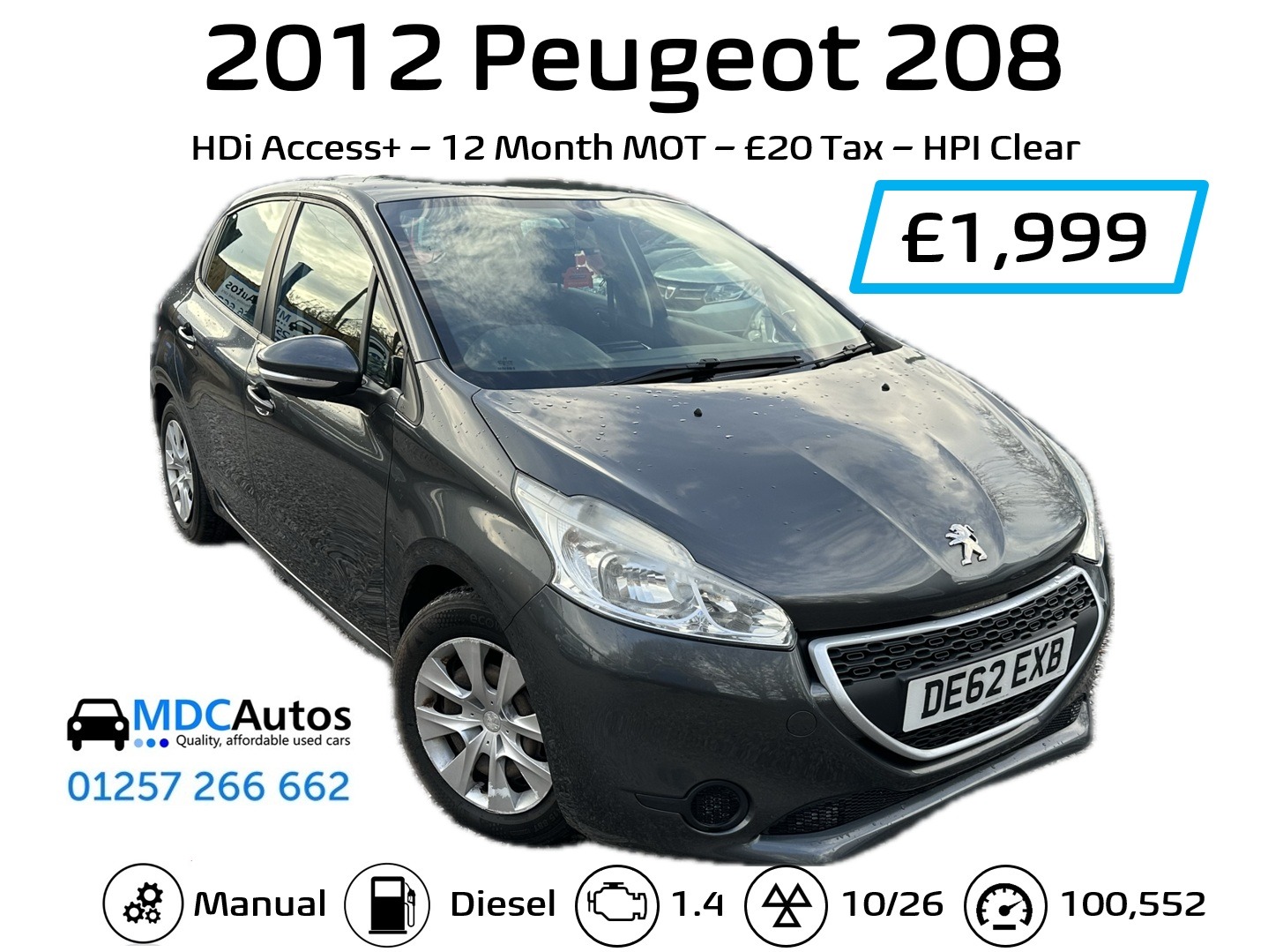 Used Peugeot 208 2012 for sale - 76477386: Photo 13