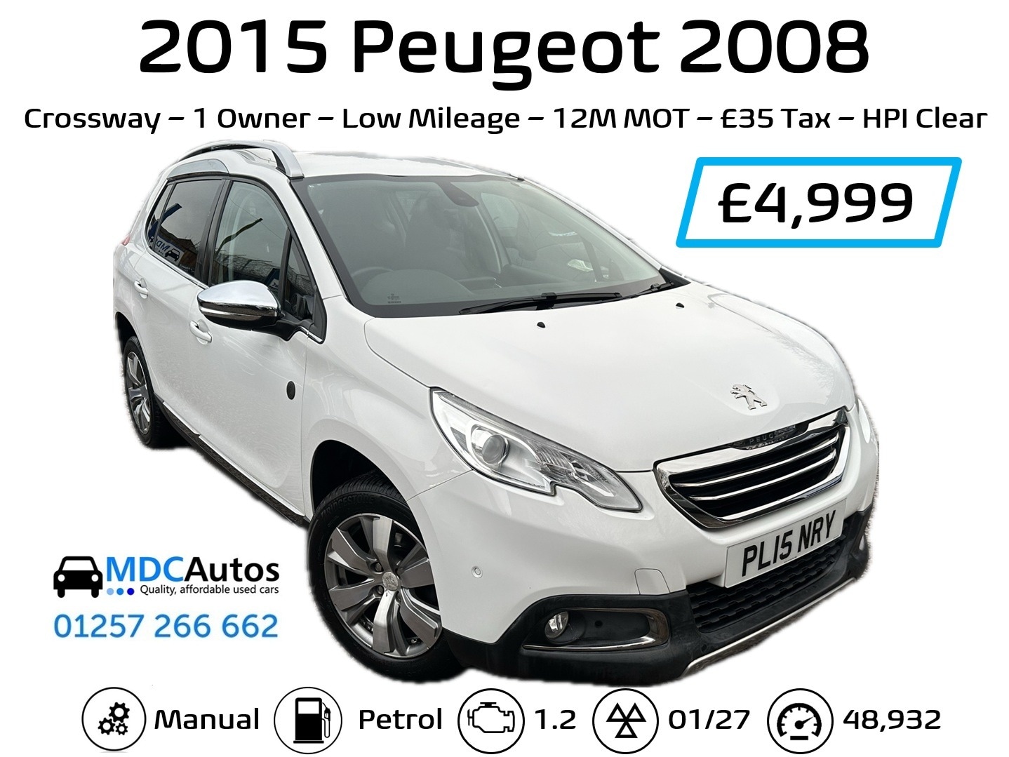Used Peugeot 2008 2015 for sale - 77285887: Photo 15
