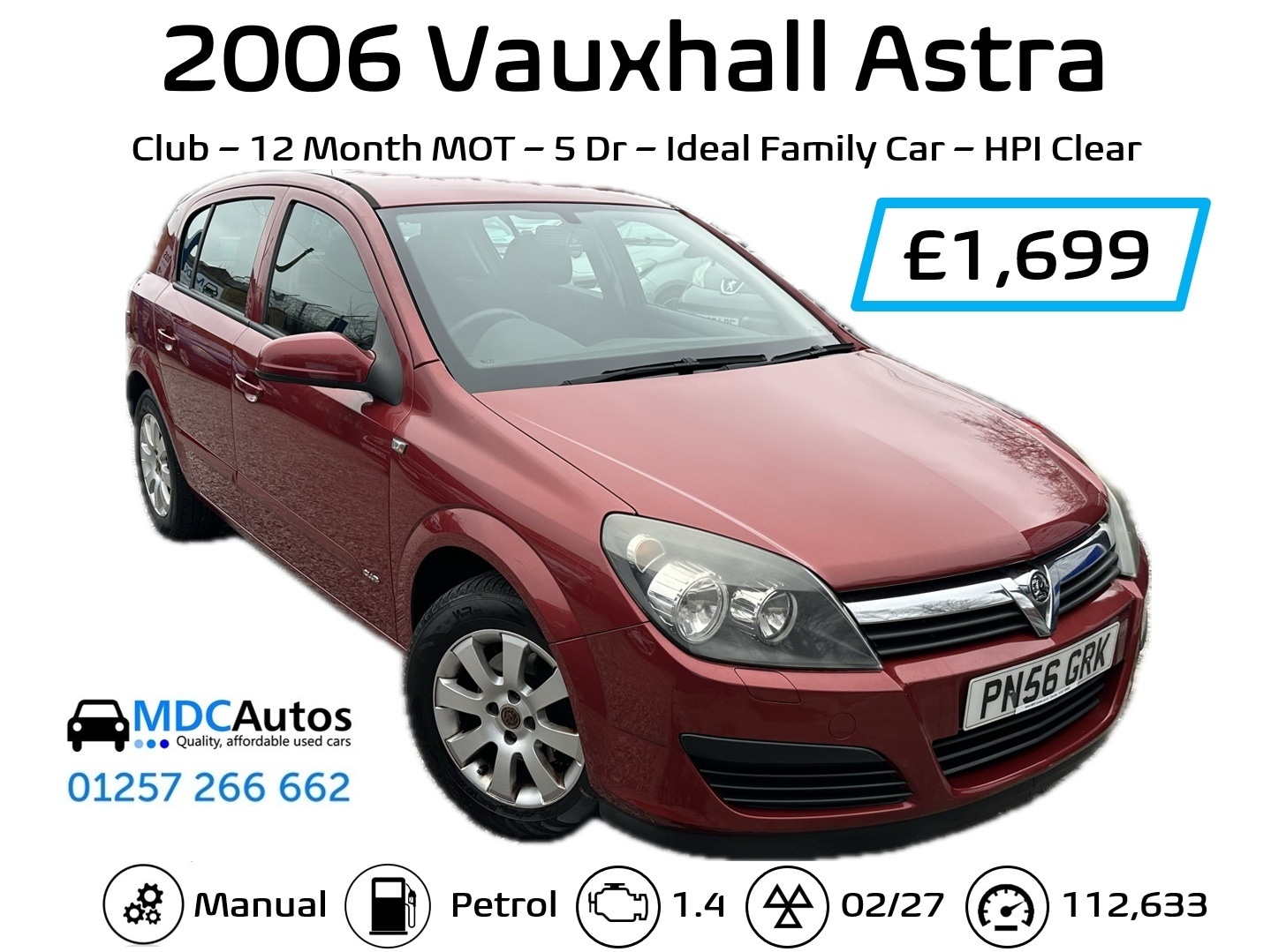 Used Vauxhall Astra 2006 for sale - 77420250: Photo 13
