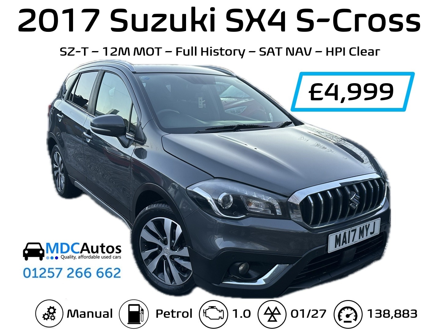Used Suzuki SX4 S-Cross 2017 for sale - 77124249: Photo 16