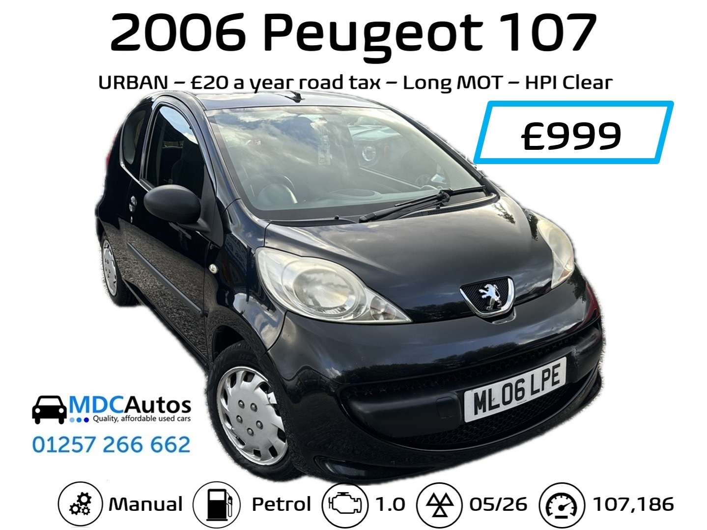 Used Peugeot 107 2006 for sale - 75995628: Photo 14