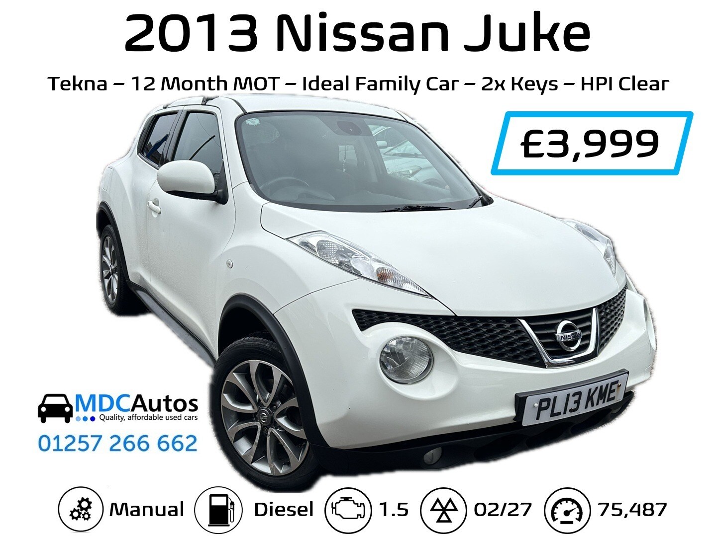 Used Nissan Juke 2013 for sale - 77545101: Photo 13