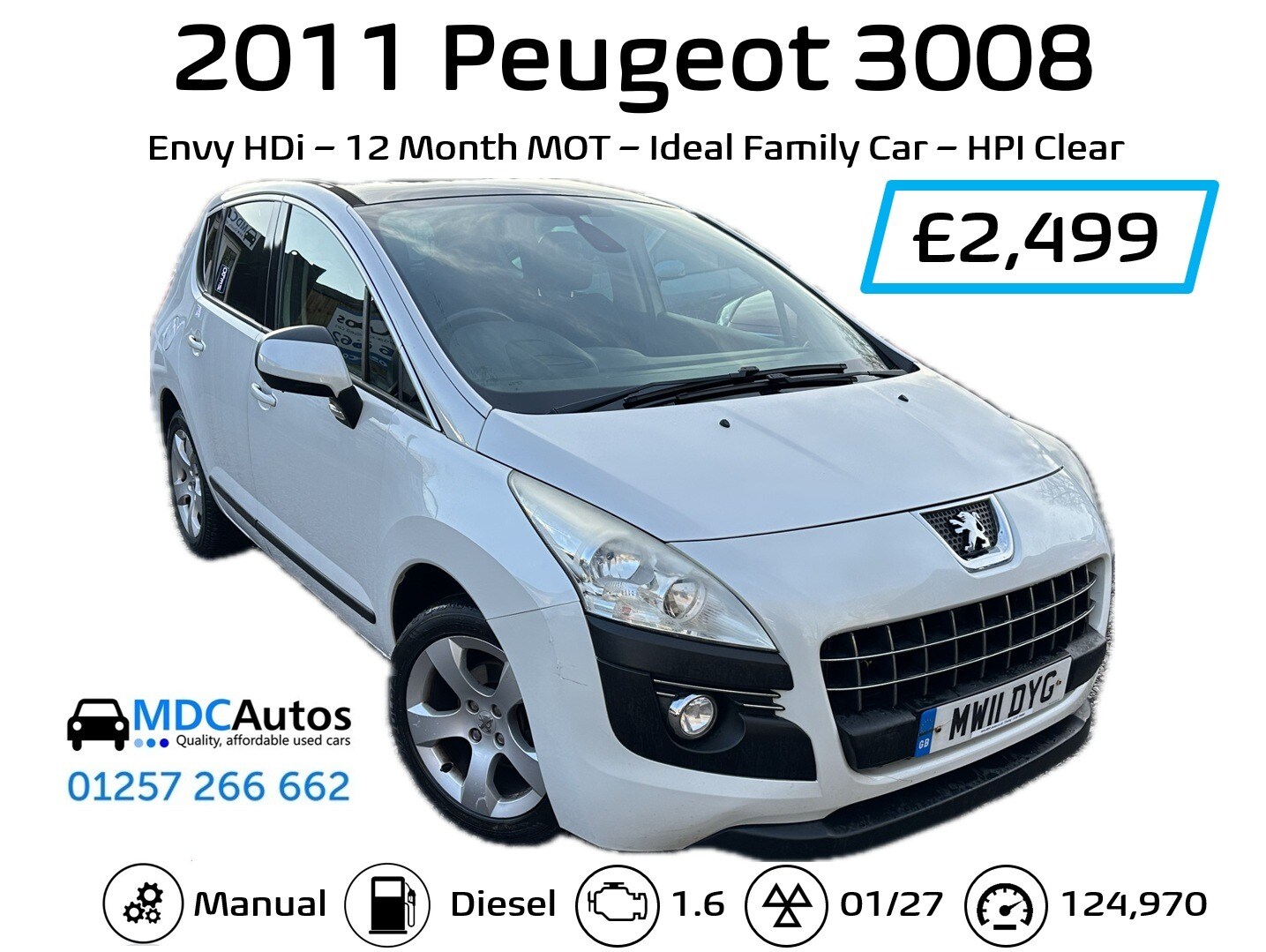 Used Peugeot 3008 2011 for sale - 76921544: Photo 13