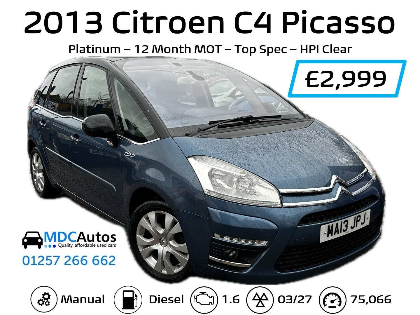 Used Citroen C4 Picasso 2013 for sale - 78178335: Photo 13
