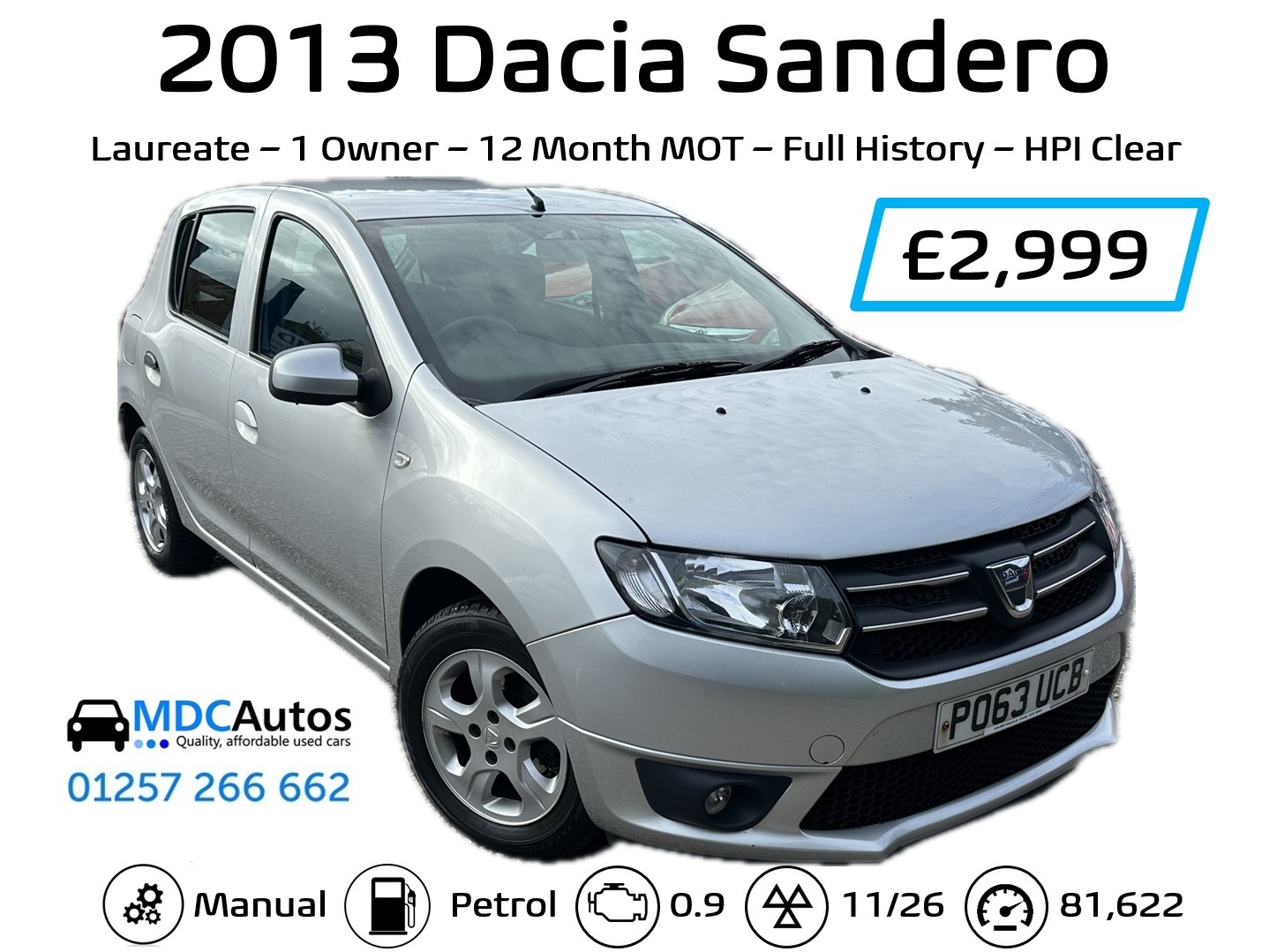 Used Dacia Sandero 2013 for sale - 76207533: Photo 13
