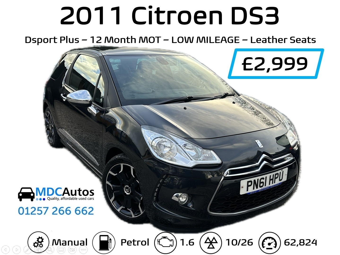 Used Citroen DS3 2011 for sale - 76575734: Photo 13
