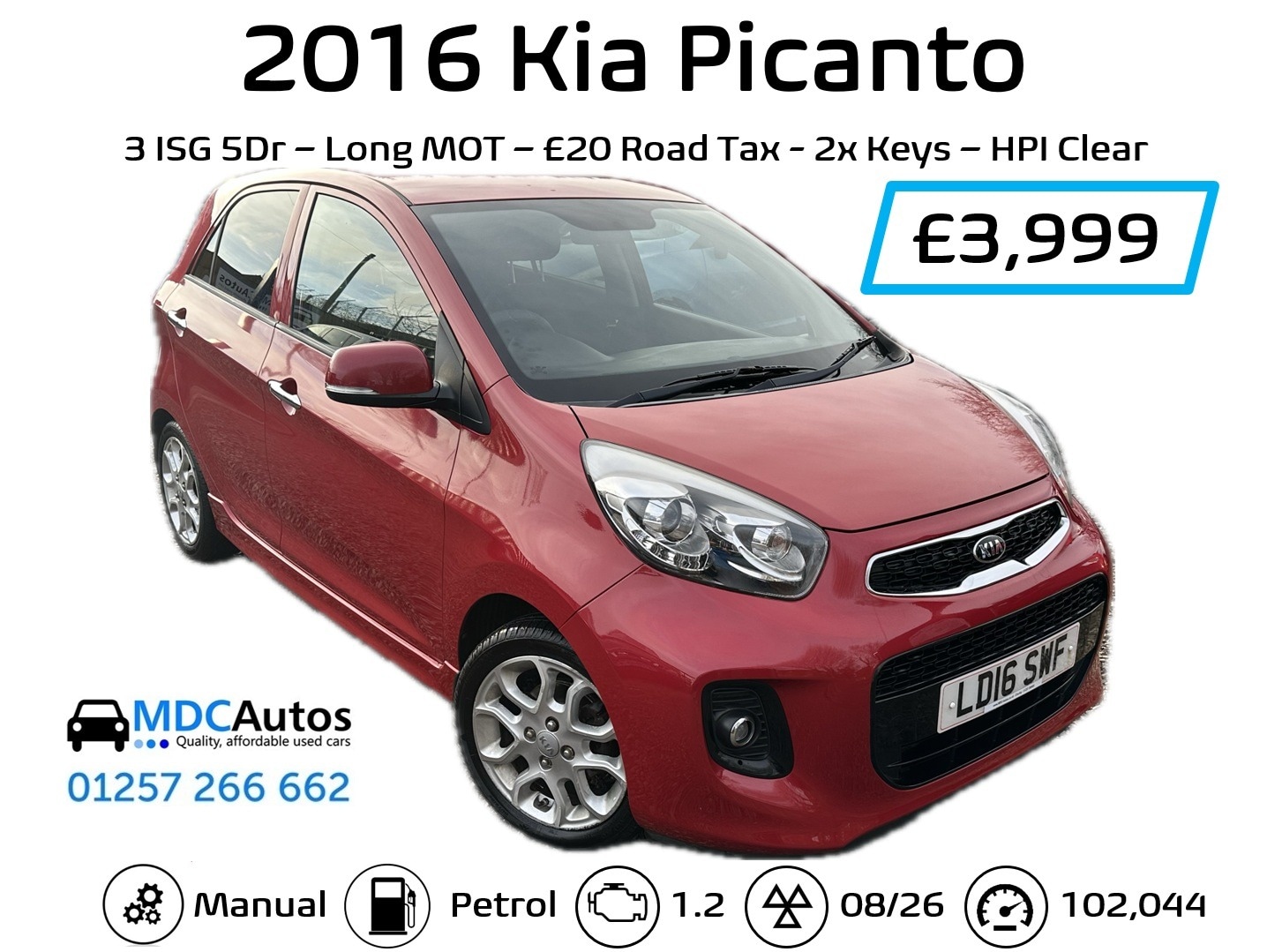Used Kia Picanto 2016 for sale - 76921528: Photo 13