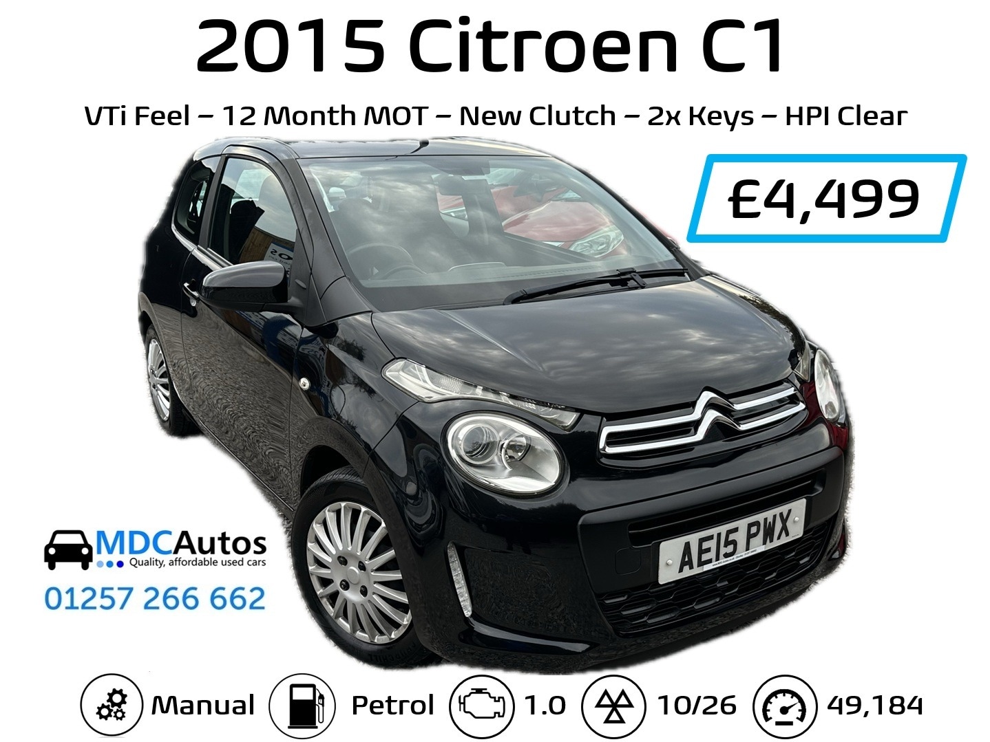 Used Citroen C1 2015 for sale - 76149394: Photo 13