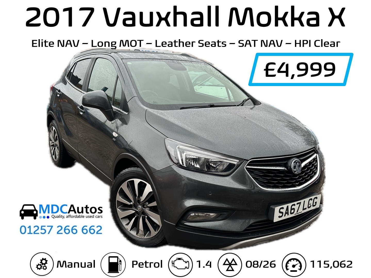 Used Vauxhall Mokka X 2017 for sale - 77000946: Photo 14