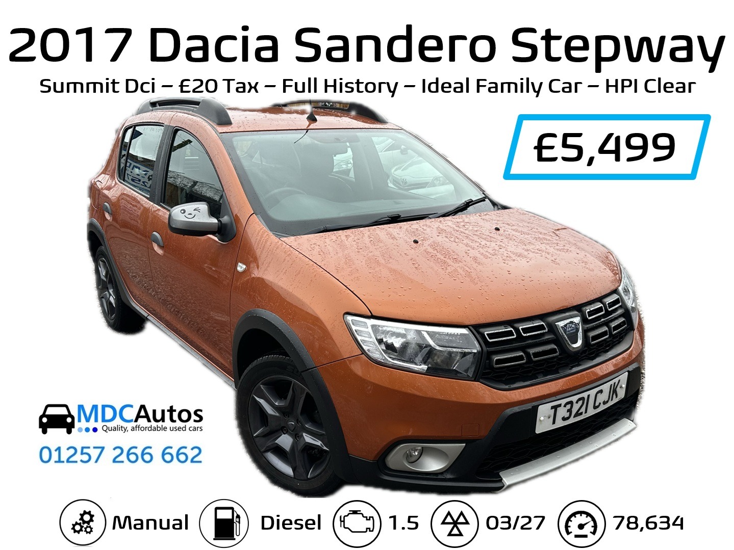 Used Dacia Sandero Stepway 2017 for sale - 77687605: Photo 13