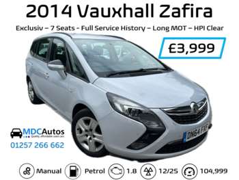 2014 (64) - 1.8i Exclusiv 5dr, 7 SEATS, LONG MOT, FULL SERVICE HISTORY, EW CD RCL