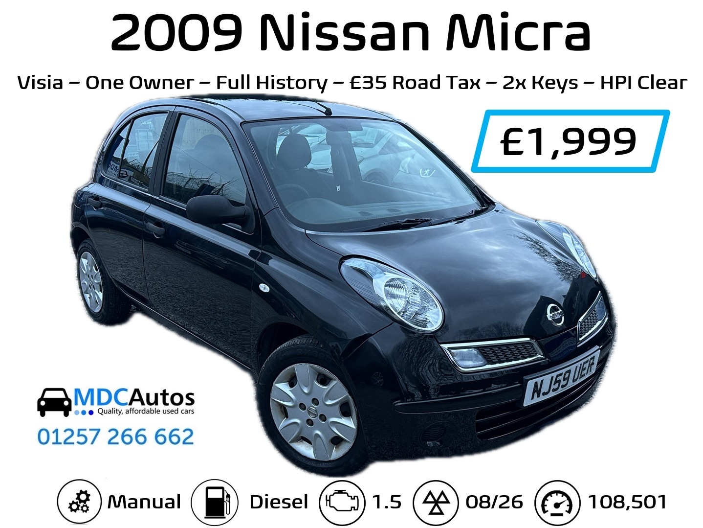 Used Nissan Micra 2009 for sale - 77403519: Photo 13