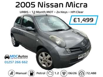 2005 (54) - 1.2 Urbis 3dr, 12 MONTH MOT, HPI CLEAR, 2x KEYS, EW CD RCL