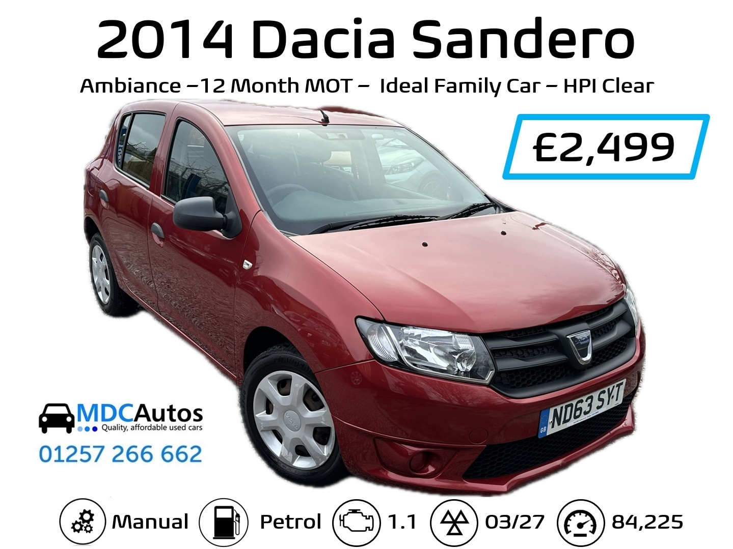 Used Dacia Sandero 2014 for sale - 77689557: Photo 13