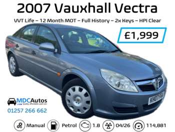2007 (07) - 1.8i VVT Life 5dr, 12 Month MOT, Full Service History, 2x Keys, HPI Clear