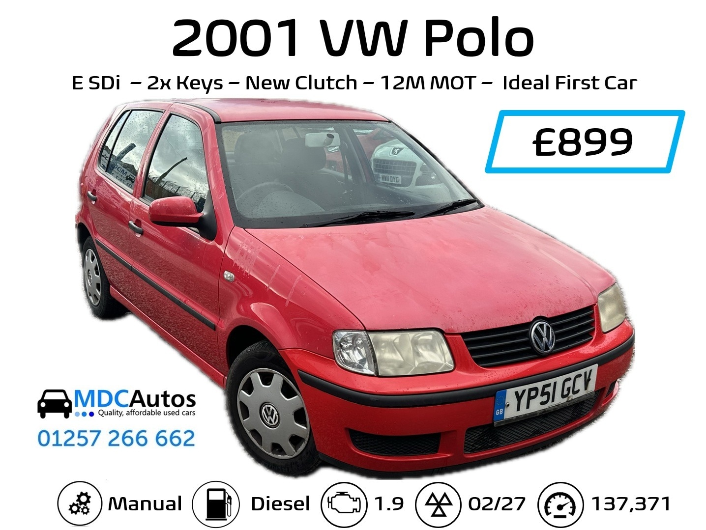Used Volkswagen Polo 2001 for sale - 77833327: Photo 13