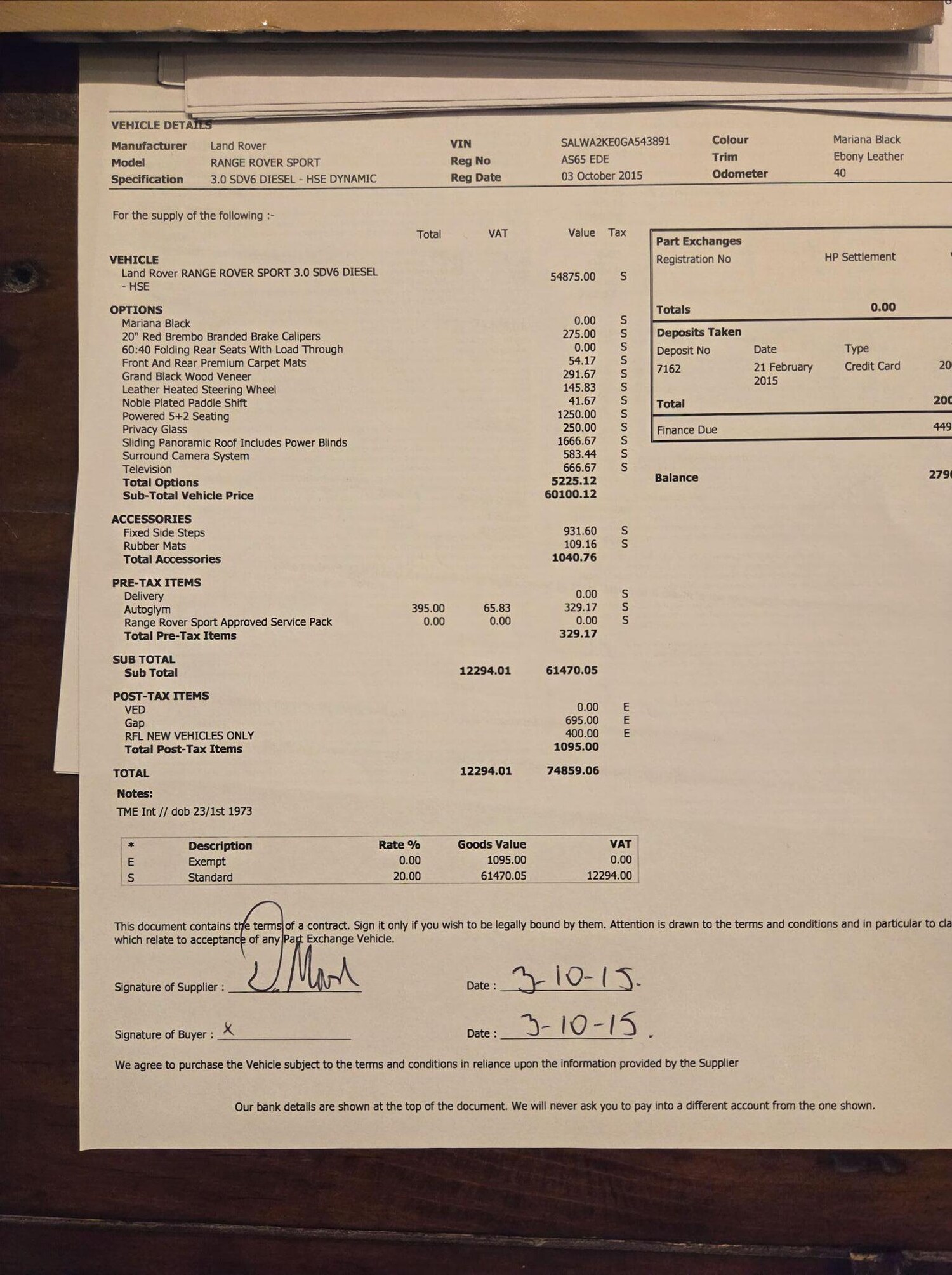 Used Land Rover Range Rover Sport 2015 for sale - 77721238: Photo 40