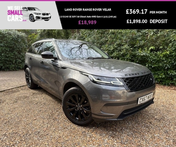 Used Land Rover Range Rover Velar 2017 for sale - 75699899: Photo 1